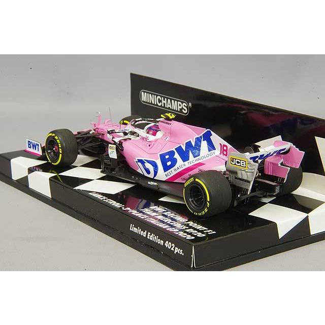 ミニカー/完成品 ミニチャンプス 1/43 BWT レーシング ポイント F1チーム メルセデス RP20 2020 F1 イタリアGP 3位 #18 L.ストロール レジン製の画像