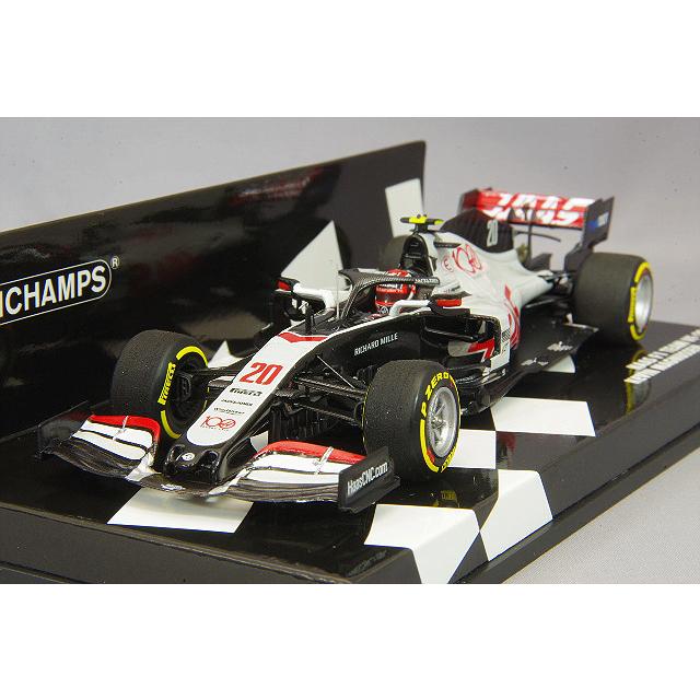 ミニカー/完成品 ミニチャンプス 1/43 ハース F1チーム VF-20 2020 F1 アブダビGP #20 K.マグヌッセン レジン製