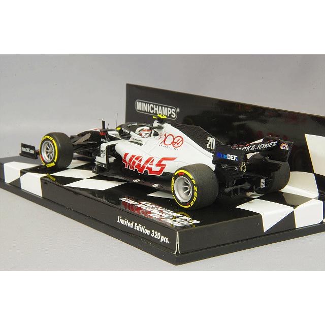 ミニカー/完成品 ミニチャンプス 1/43 ハース F1チーム VF-20 2020 F1 アブダビGP #20 K.マグヌッセン レジン製の画像
