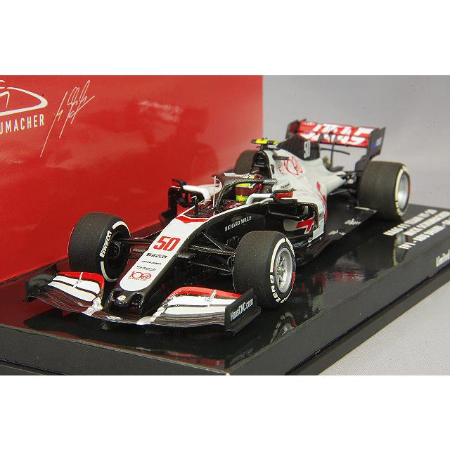 ミニカー/完成品 ミニチャンプス 1/43 ハース F1チーム VF-20 2020 F1 アブダビGP フリープラクティス FP1 #50 M.シューマッハ レジン製