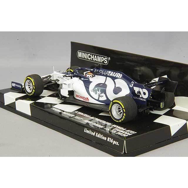 ミニカー/完成品 ミニチャンプス 1/43 スクーデリア アルファタウリ ホンダ AT1 2020/12/15 F1 ヤング ドライバー アブダビ テスト #38 角田裕毅 レジン製の画像