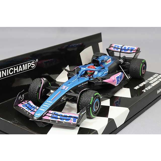 ミニチャンプス 1/43 BWT アルピーヌ F1 チーム A523 2023 モナコGP 3