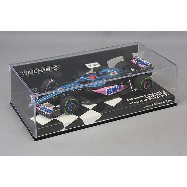 ミニチャンプス 1/43 BWT アルピーヌ F1 チーム A523 2023 モナコGP 3