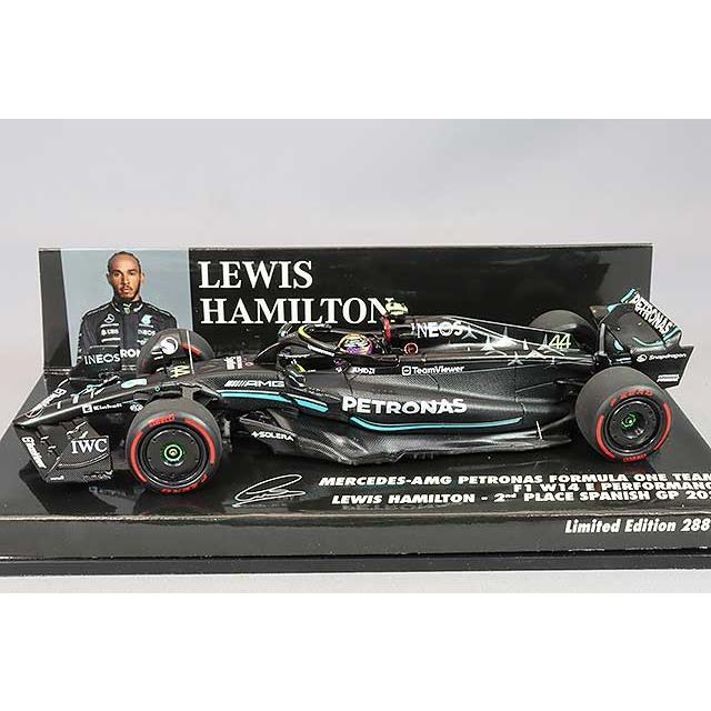 ミニチャンプス 1/43 メルセデス AMG ペトロナス F1チーム W14 E