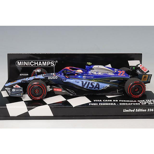 ミニチャンプス VCARB 01 角田裕毅 日本GP 2024 京商別注1/43 ミニチャンプス 1/43 ビザ キャッシュ RB F1チーム VCARB 01 2024