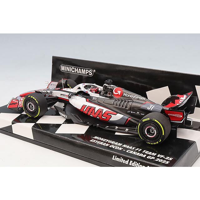 ミニチャンプス 1/43 マネーグラム ハース F1チーム VF-25 エステバン