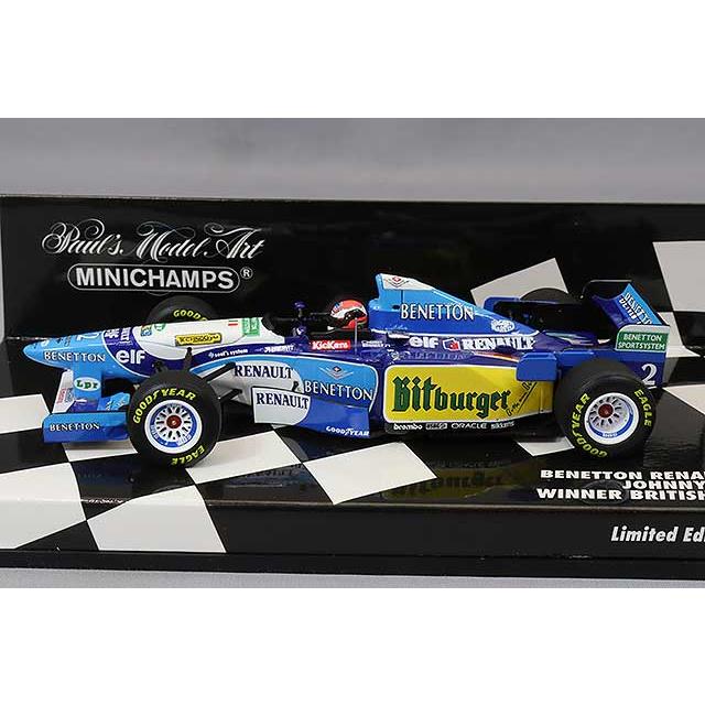ミニチャンプス 1/43 ベネトン ルノー B195 F1 1995 イギリスGP