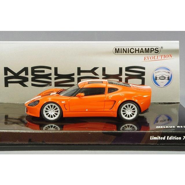 ミニカー/完成品 ミニチャンプス 1/43 メルクス RS 2000 2010 オレンジ レジン製｜kidbox｜02