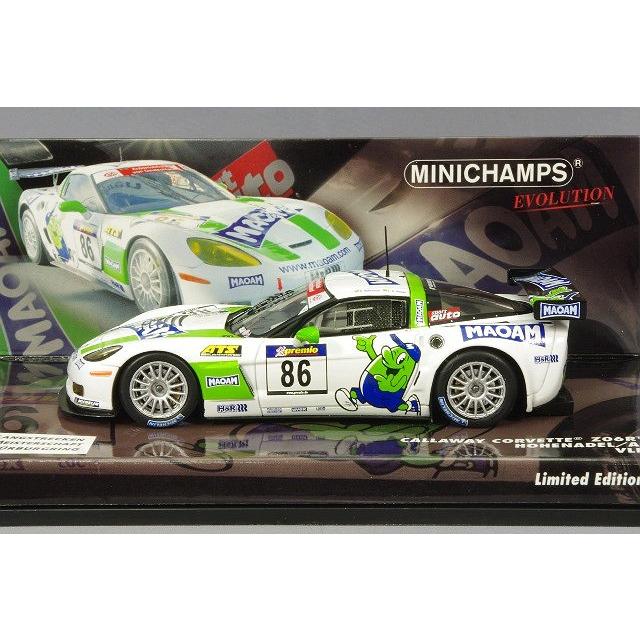 ミニカー/完成品 ミニチャンプス 1/43 コルベット Z06R GT3 CALLAWAY 2010 VLN #86 HOHENADEL / ARNOLD レジン製の画像