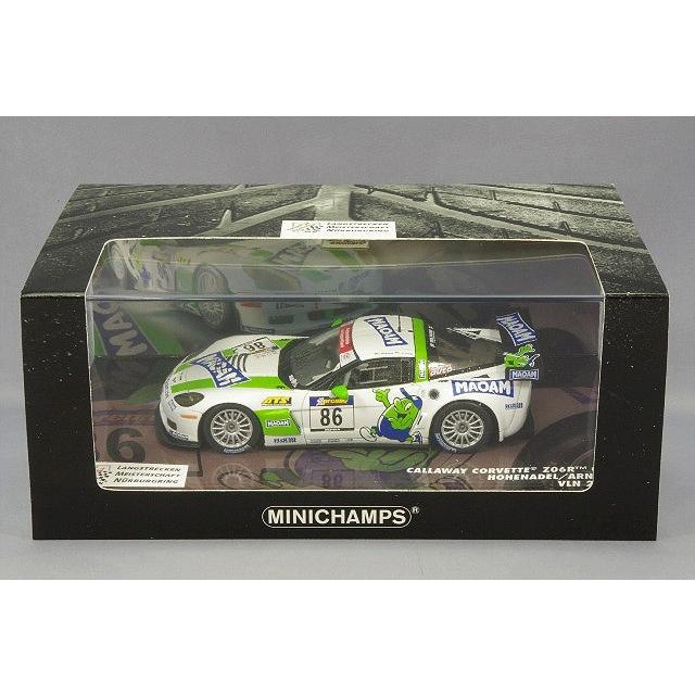 ミニカー/完成品 ミニチャンプス 1/43 コルベット Z06R GT3 CALLAWAY 2010 VLN #86 HOHENADEL / ARNOLD レジン製の画像