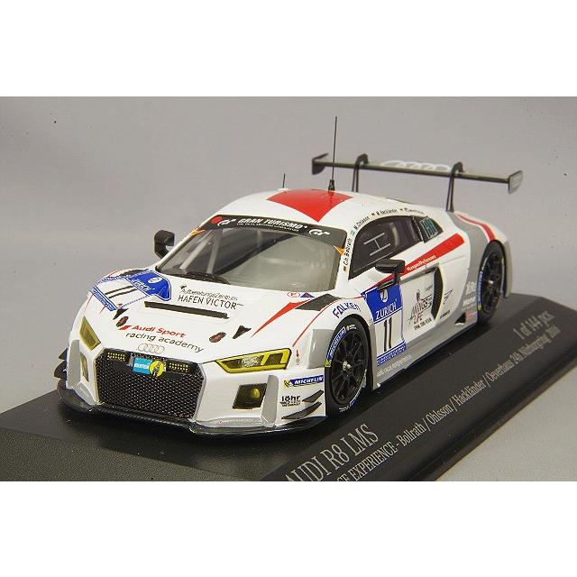 ミニカー/完成品 ミニチャンプス 1/43 アウディ R8 LMS 2016 ニュル24H #11 M.Ohlsson / C.Bollrath / R.Oeverhaus / M.Hacklander
