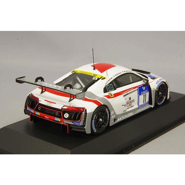 ミニカー/完成品 ミニチャンプス 1/43 アウディ R8 LMS 2016 ニュル24H #11 M.Ohlsson / C.Bollrath / R.Oeverhaus / M.Hacklanderの画像