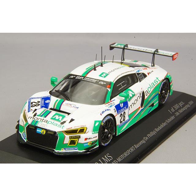 ミニカー/完成品 ミニチャンプス 1/43 アウディ R8 LMS 2016 ニュル24H #28 M.バッセン/C.D.フィリッピ/M.ロッケンフェラー/T.シャイダー