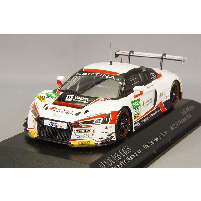 ミニカー/完成品 ミニチャンプス 1/43 アウディ R8 LMS 2016 ADAC GTマスターズ #33 C.Frankenhout/C.ハーゼ
