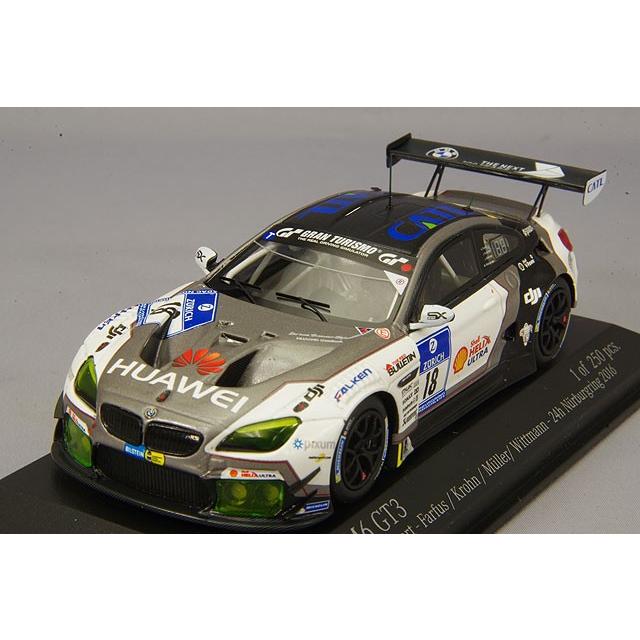 ミニカー/完成品 ミニチャンプス 1/43 BMW M6 GT3 2016 ニュル24H #18
