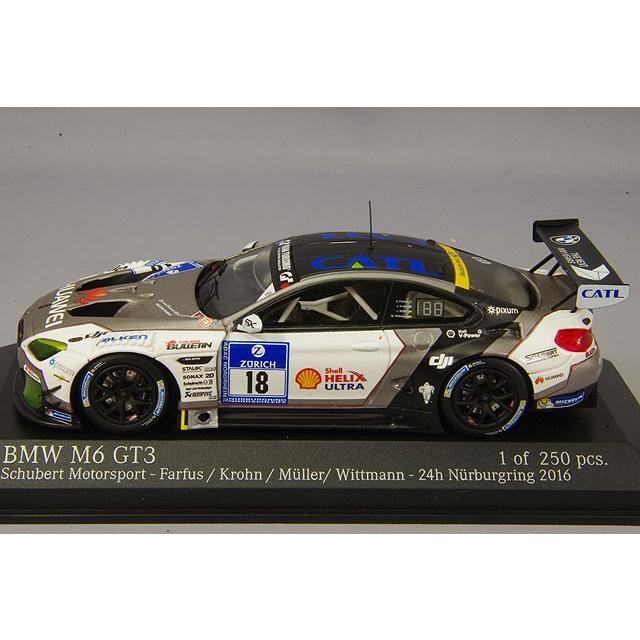 ミニカー/完成品 ミニチャンプス 1/43 BMW M6 GT3 2016 ニュル24H #18