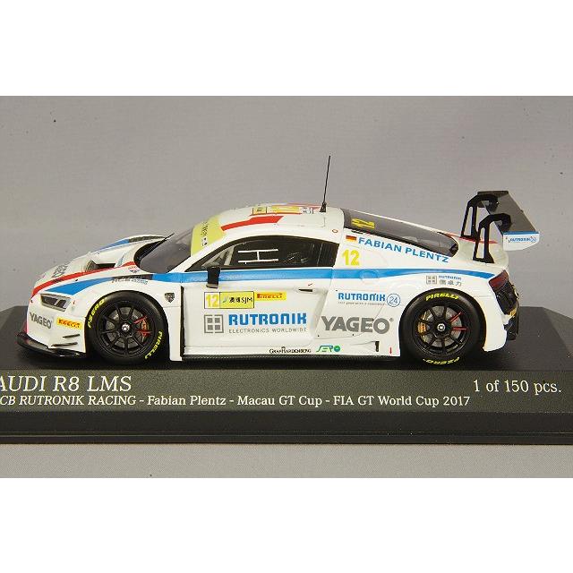 ミニカー/完成品 ミニチャンプス 1/43 アウディ R8 LMS 2017 マカオ GTカップ FIA GT ワールドカップ #12 F.プレンツ レジン製の画像