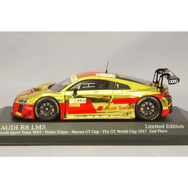 ミニカー/完成品 ミニチャンプス 1/43 アウディ R8 LMS 2017 マカオ GTカップ FIA GT ワールドカップ #1 R.フラインス レジン製の画像