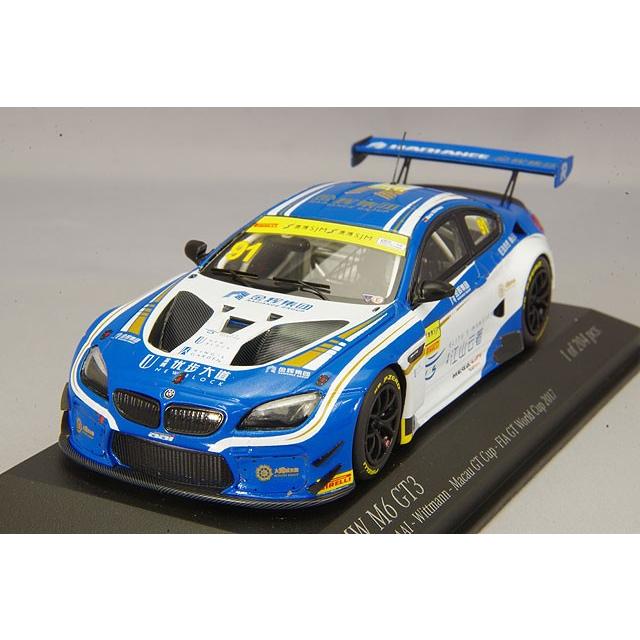 ミニカー/完成品 ミニチャンプス 1/43 BMW M6 GT3 2017 マカオ GTカップ FIA GT ワールドカップ #91 M.ヴィットマン レジン製