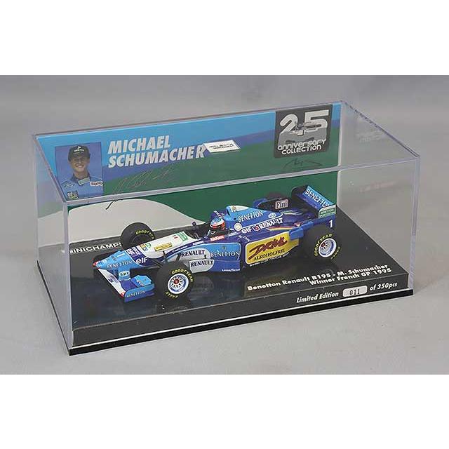 ミニチャンプス 1/43 ベネトン ルノー B195 F1 1995 フランスGP