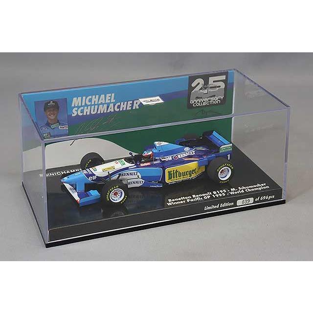 ミニチャンプス 1/43 ベネトン ルノー B195 F1 1995 パシフィックGP