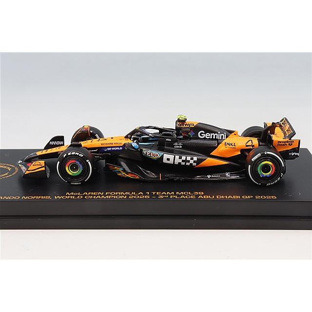ミニチャンプス 1/64 マクラーレン F1チーム MCL39 2025 F1 アブダビGP