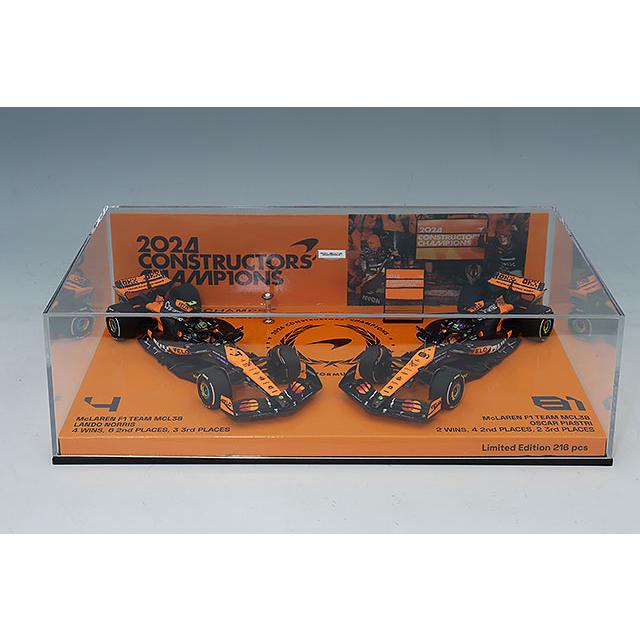 ミニチャンプス 1/43 マクラーレン F1チーム MCL38 ノリス/ピアストリ