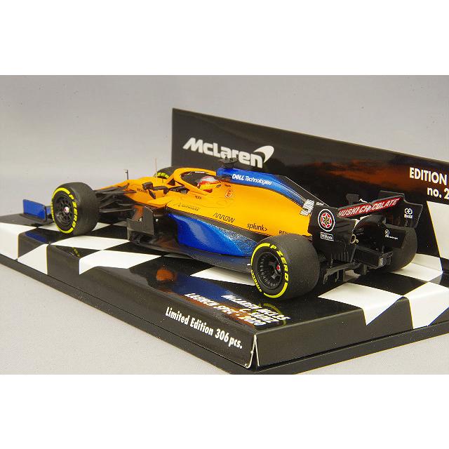ミニカー/完成品 ミニチャンプス 1/43 マクラーレン ルノー MCL35 2020 F1 ローンチ スペック #55 C.サインツJr. レジン製の画像
