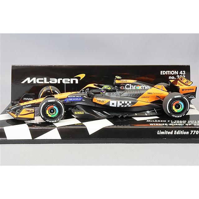 ミニチャンプス 1/43 マクラーレン F1チーム MCL38 2024 F1 マイアミGP