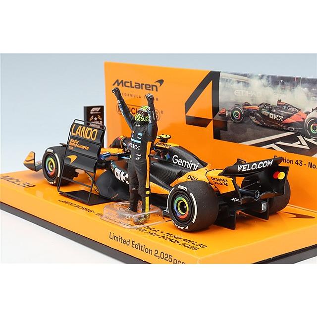 1/43 マクラーレン F1 MCL39 アブダビGP チャンピオン L.ノリス ミニチャンプス 1/43 マクラーレン F1チーム MCL39 2025 F1 アブダビGP
