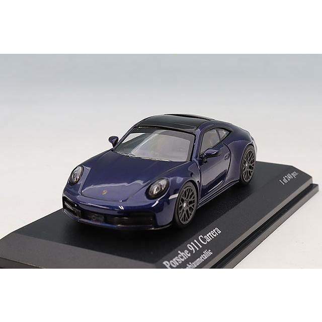 ミニチャンプス 1/64 ポルシェ 911 (992.2) カレラ 2025 ブルー