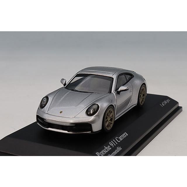 ミニチャンプス 1/64 ポルシェ 911 (992.2) カレラ 2025 シルバー