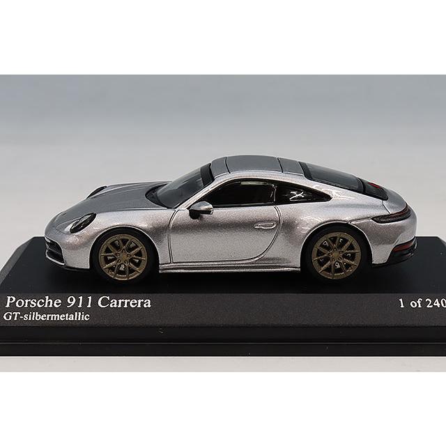 ミニチャンプス 1/64 ポルシェ 911 (992.2) カレラ 2025 シルバー