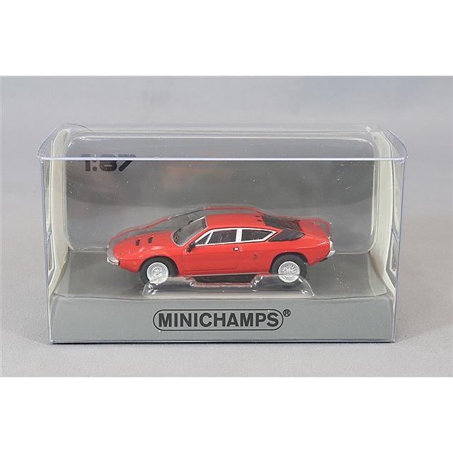ミニチャンプス 1/87 ランボルギーニ ウラッコ 1974 レッド