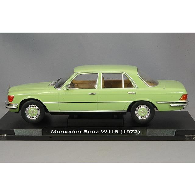 ミニカー/完成品 モデルカーグループ 1/18 メルセデスベンツ Sクラス W116 1972 ライトグリーンの画像
