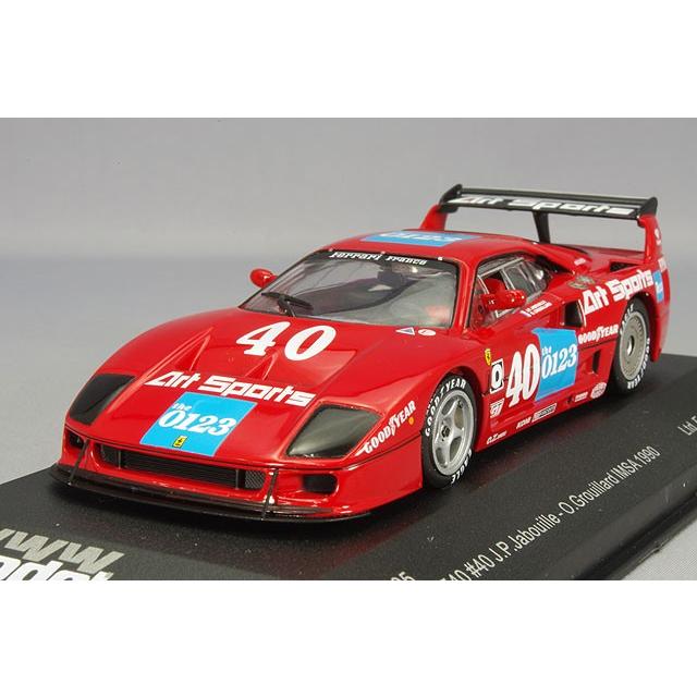 Model Car Com特注 イクソ 1 43 フェラーリ F40 Lm アートスポーツ 1990 Imsa Gto 40 J P ジャブイーユ O グルイヤール Mdc005 キッドボックス Yahoo 店 通販 Yahoo ショッピング
