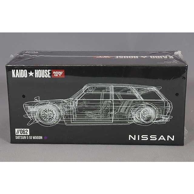 MINIGT 街道ハウス ダットサン510 ワゴン カスタム 箱無 ミニカー/完成品 KAIDO HOUSE x TSM ミニGT 1/64 ダットサン 510