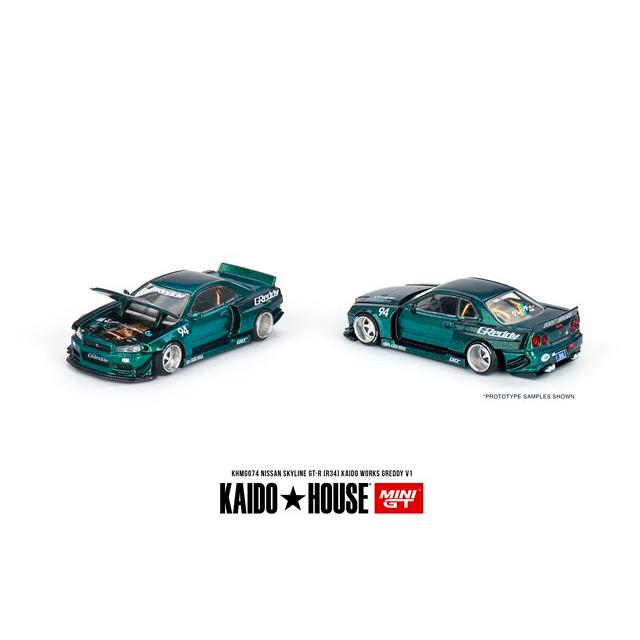 KAIDO HOUSE x TSM ミニGT 1/64 日産 スカイライン GT-R R34 Kaido