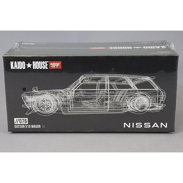 KAIDO HOUSE x TSM ミニGT 1/64 ダットサン 510 ワゴン カーボン
