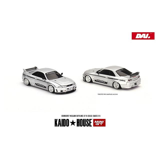 KAIDO HOUSE x TSM ミニGT 1/64 日産 スカイライン GT-R R33 DAI33 V1 左ハンドル｜kidbox｜02