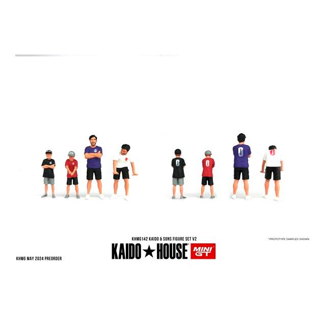KAIDO HOUSE x TSM ミニGT 1/64 フィギュアセット Kaido & Sons V2