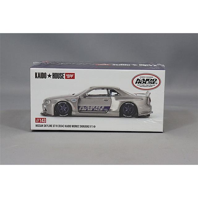 KAIDO HOUSE DGK ニッサン スカイライン GT-R R34 V1 KAIDO☆HOUSE x MINI GT 1/64 Nissan Skyline GT-R (R34) Kaido Works