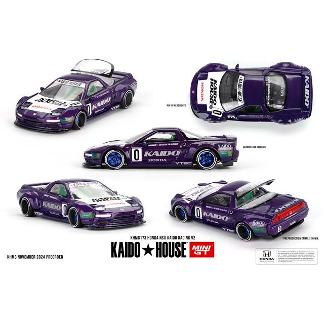 KAIDO HOUSE x TSM ミニGT 1/64 ホンダ NSX Kaido Racing V2 (左
