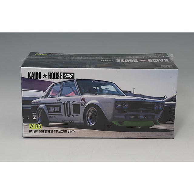 KAIDO HOUSE x TSM ミニGT 1/64 ダットサン 510 ストリート Team XMM