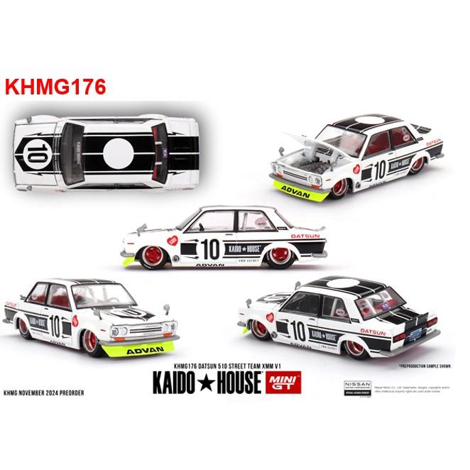 KAIDO HOUSE x TSM ミニGT 1/64 ダットサン 510 ストリート Team XMM