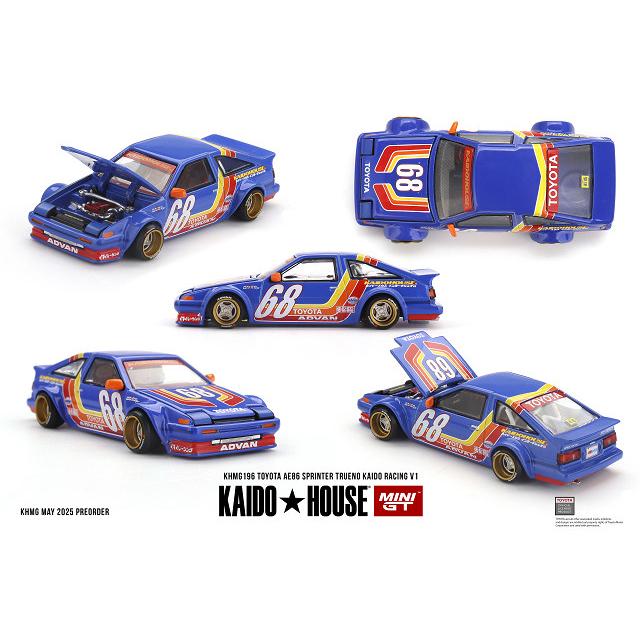 KAIDO HOUSE x TSM ミニGT 1/64 トヨタ AE86 スプリンタートレノ Kaido