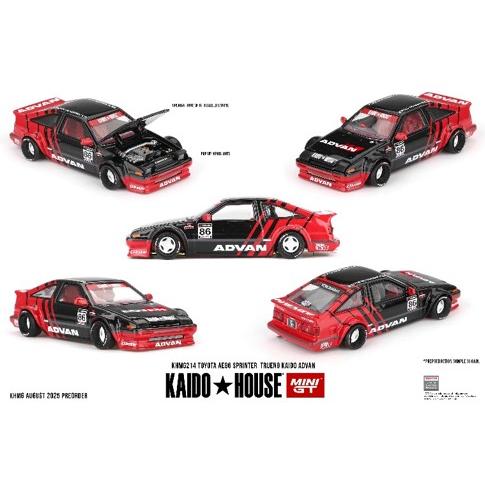 KAIDO HOUSE x TSM ミニGT 1/64 トヨタ AE86 スプリンタートレノ Kaido