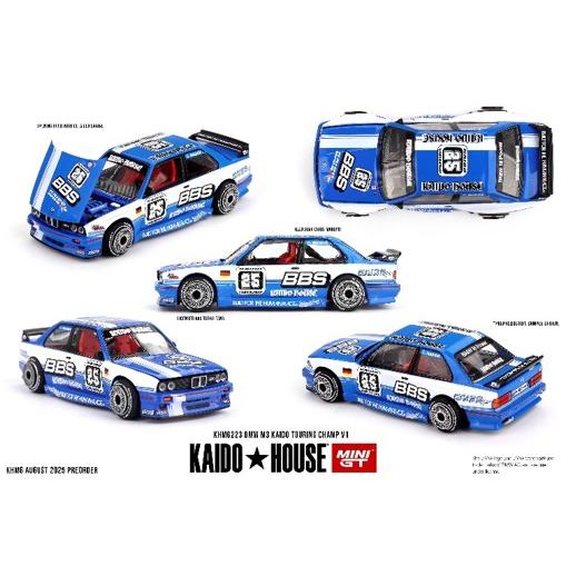 KAIDO HOUSE x TSM ミニGT 1/64 BMW M3 Touring Champ V1 左ハンドル