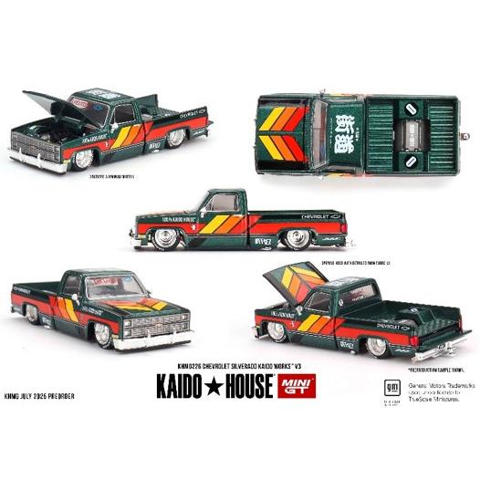 KAIDO HOUSE x TSM ミニGT 1/64 シボレー シルバラード WORKS V3 左