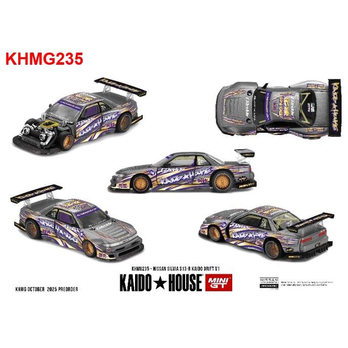 KAIDO HOUSE x TSM ミニGT 1/64 日産 シルビア S13-R DRIFT V1(右